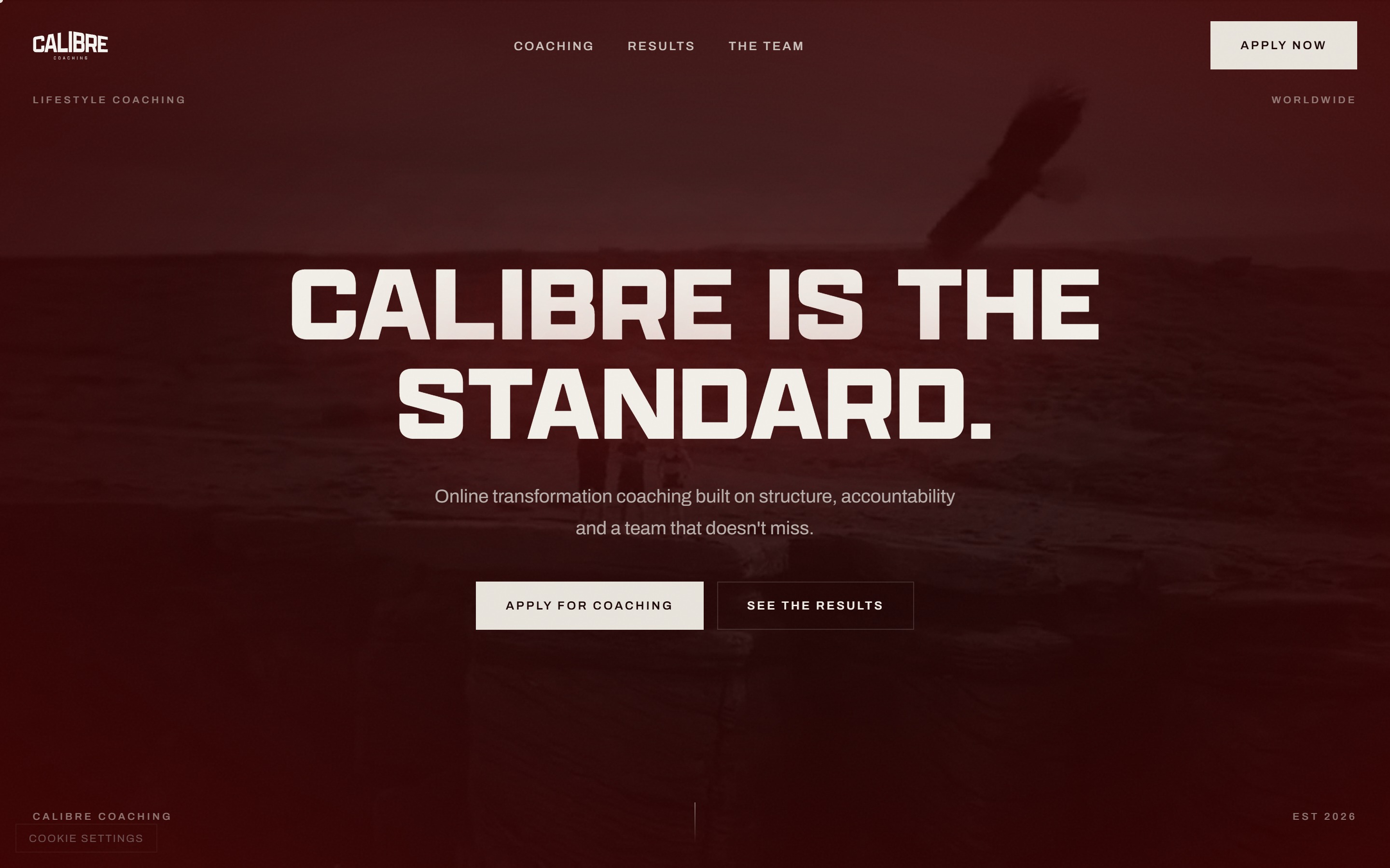 Calibre Coaching — desktop