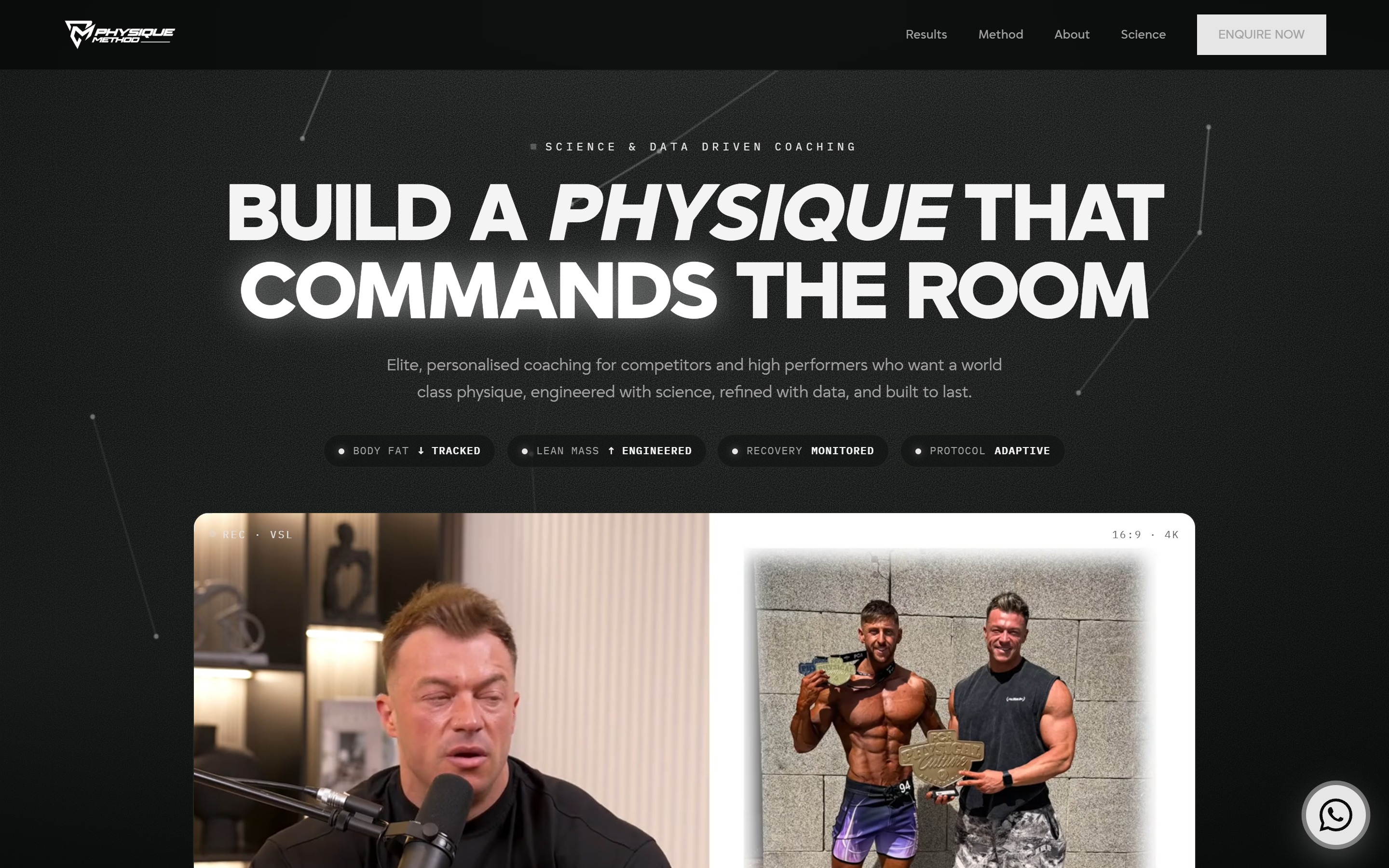 Physique Method — desktop